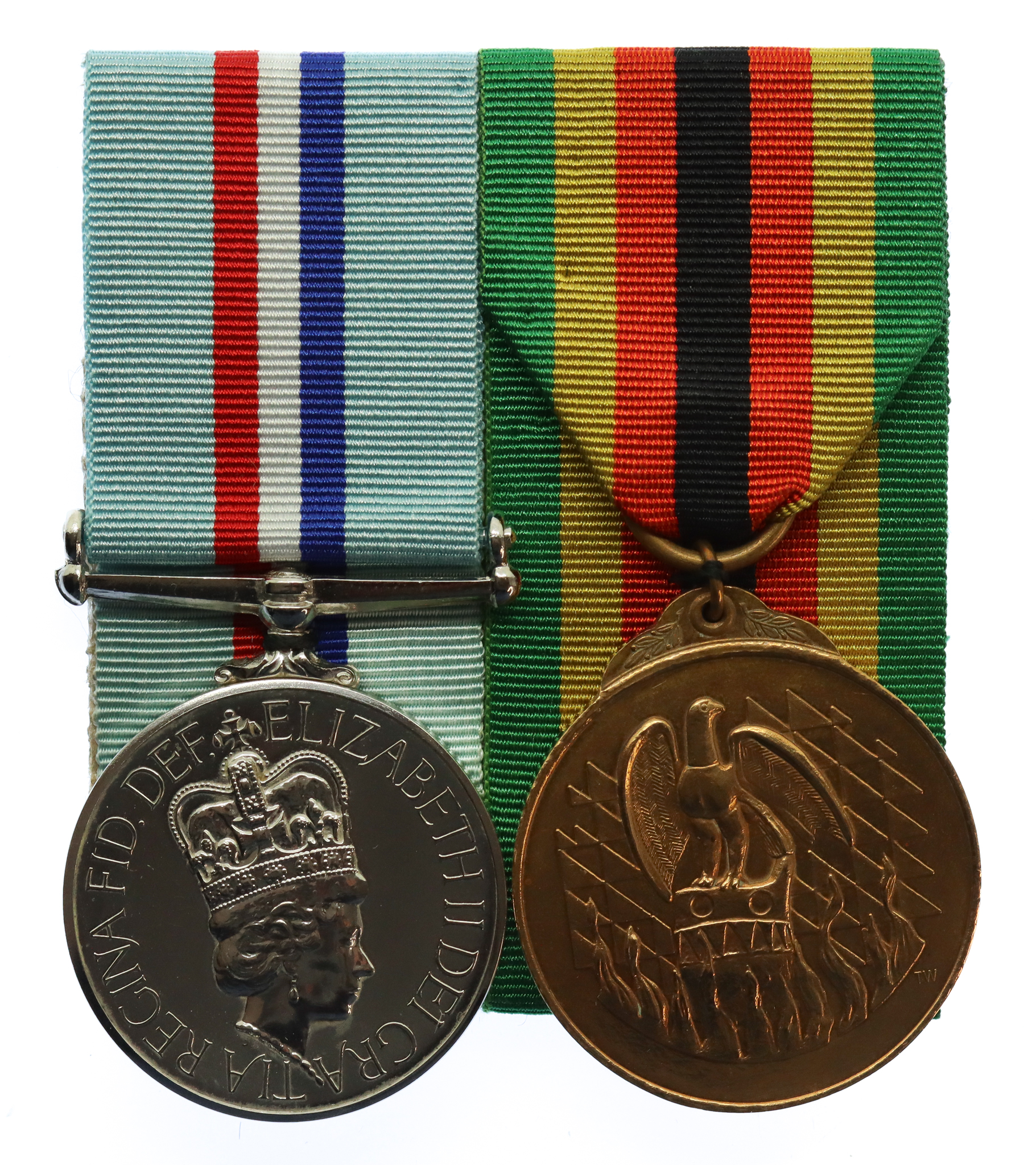 Rhodesia Medal 1980 and Zimbabwe Independence Medal Pair - Cpl. J.B. Botwood, Royal Regiment of Wales