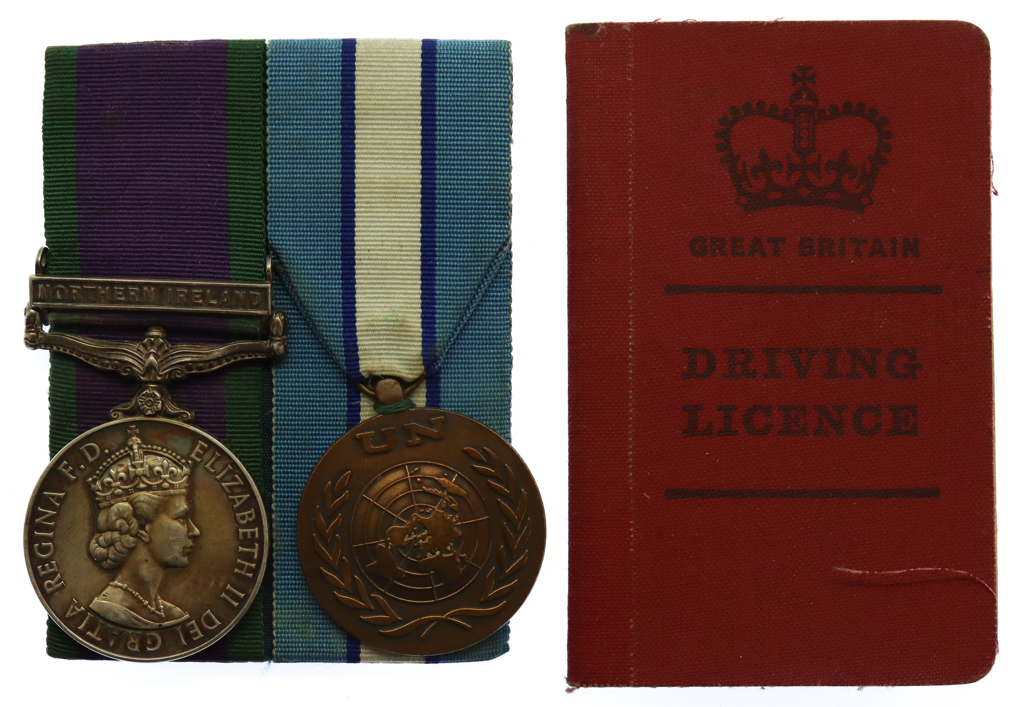 Campaign Service Medal (Clasp - Northern Ireland) and UN Cyprus Medal Pair - Pte. D. Horne, Light Infantry