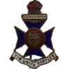 9th County of London Bn. (Queen Victoria's Rifles) London Regiment Enamelled Sweetheart Brooch