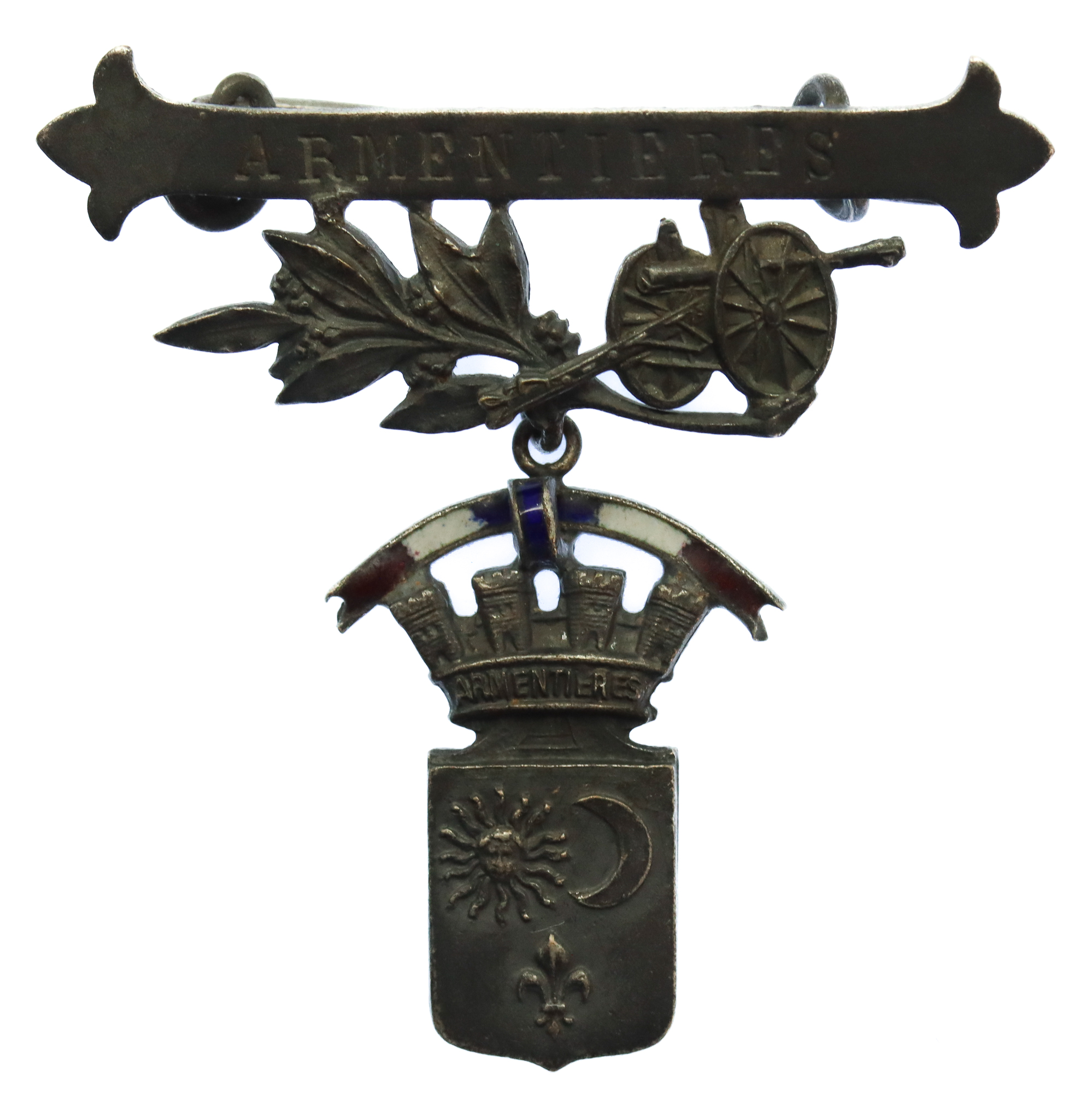 WW1 Battle of Armentieres Sweetheart Brooch