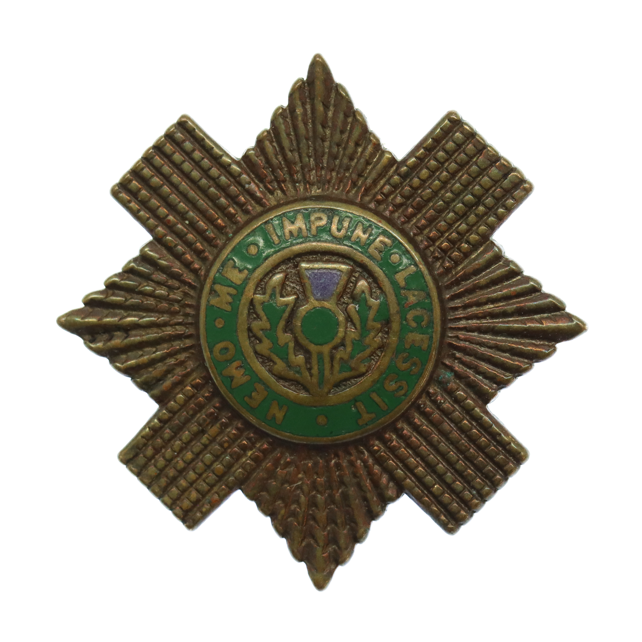 Scots Guards Enamelled Sweetheart Brooch