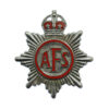Auxiliary Fire Service (A.F.S.) Star Lapel Badge - King's Crown