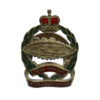 Royal Tank Regiment  R.T.R. Association Enamelled Lapel Badge - Queen's Crown