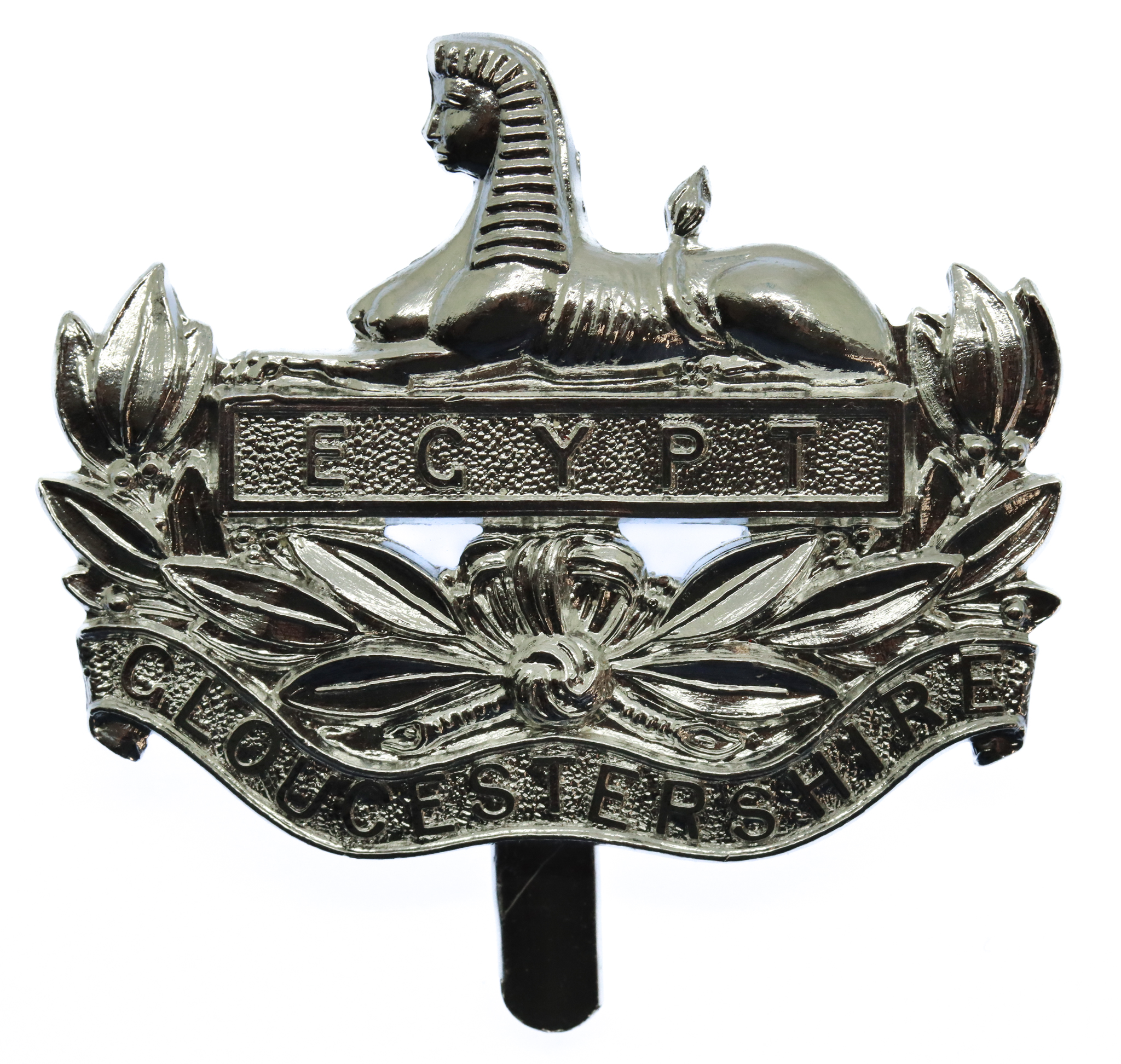 Gloucestershire Regiment Anodised (Staybrite) Cap Badge 