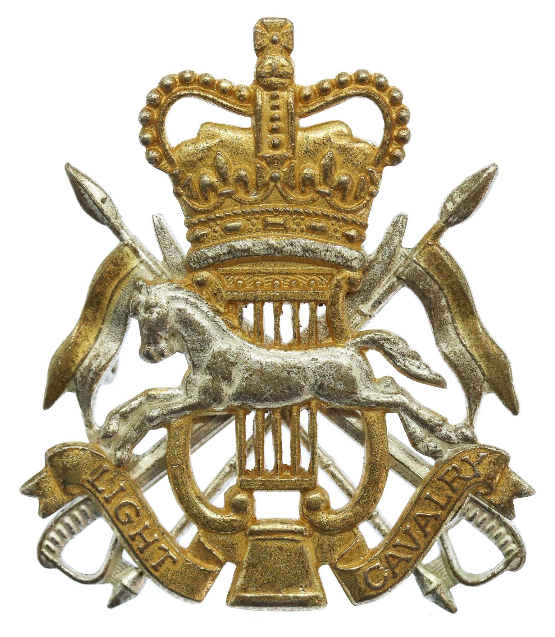 Light Cavalry Band Cap Badge - Queen's Crown
