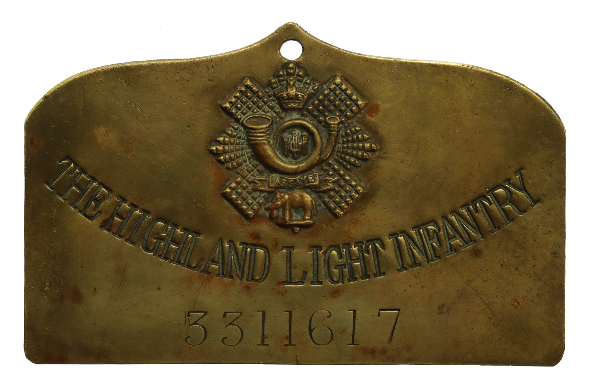 Highland Light Infantry (H.L.I.) Duty Bed Plate