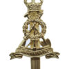 Pioneer Corps Anodised (Staybrite) Beret Badge - Queen's Crown