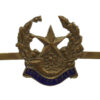 Cameronians (Scottish Rifles) Brass & Enamel Sweetheart Brooch