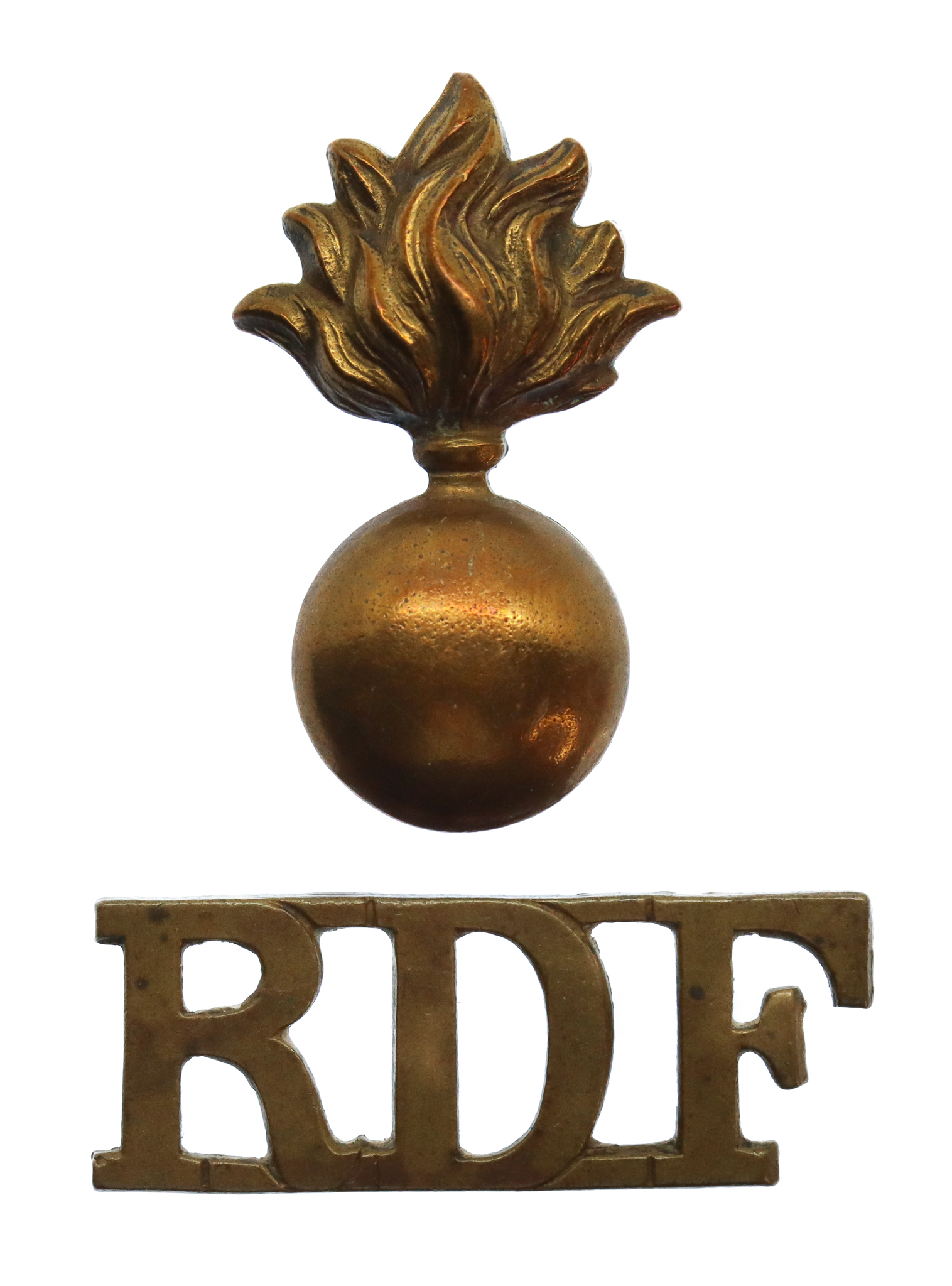 Royal Dublin Fusiliers (Grenade/R.D.F.) Shoulder Title