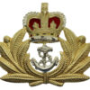 Royal Navy Officer's Beret Badge - Queen's Crown