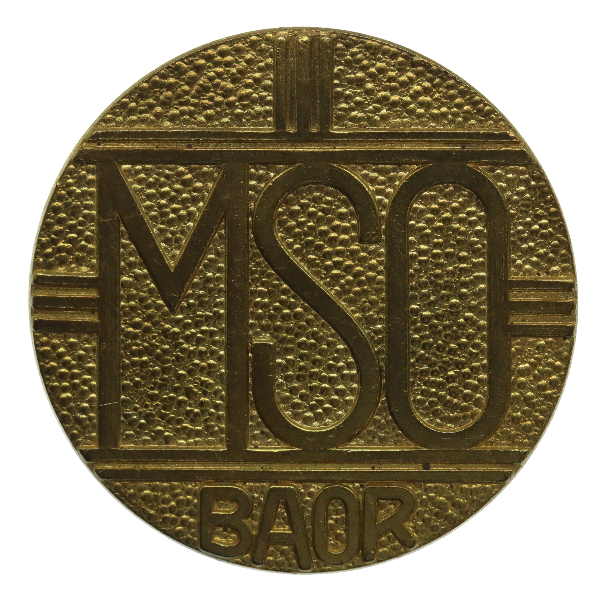 Mixed Services Organisation (MSO) British Army of The Rhine (BAOR) Cap Badge