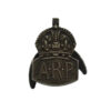 Miniature WW2 Air Raid Precautions (A.R.P.) 1939 Hallmarked Silver Lapel Badge