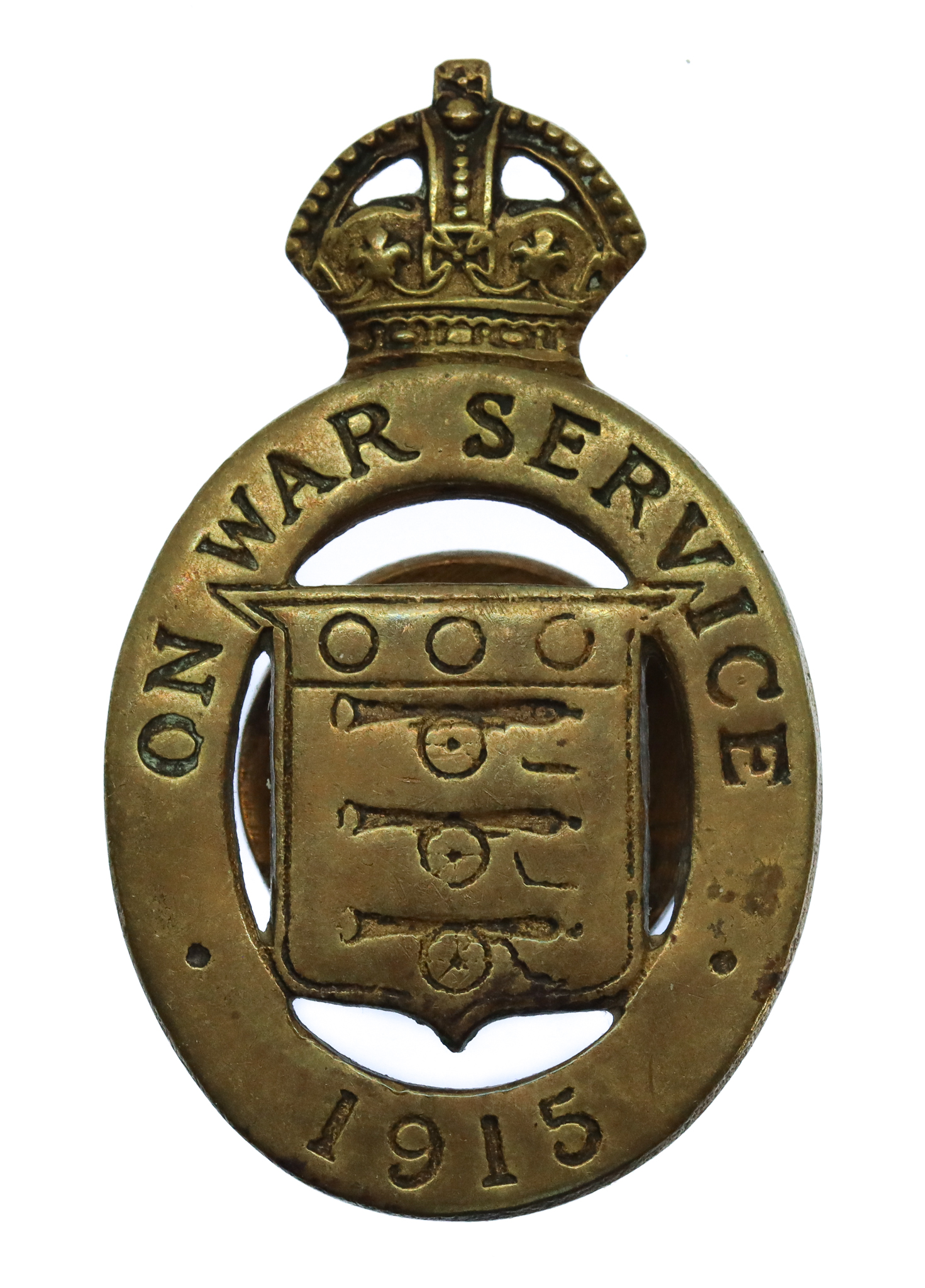 WW1 1915 On War Service Lapel Badge