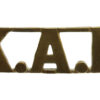 King's African Rifles (K.A.R.) Shoulder Title