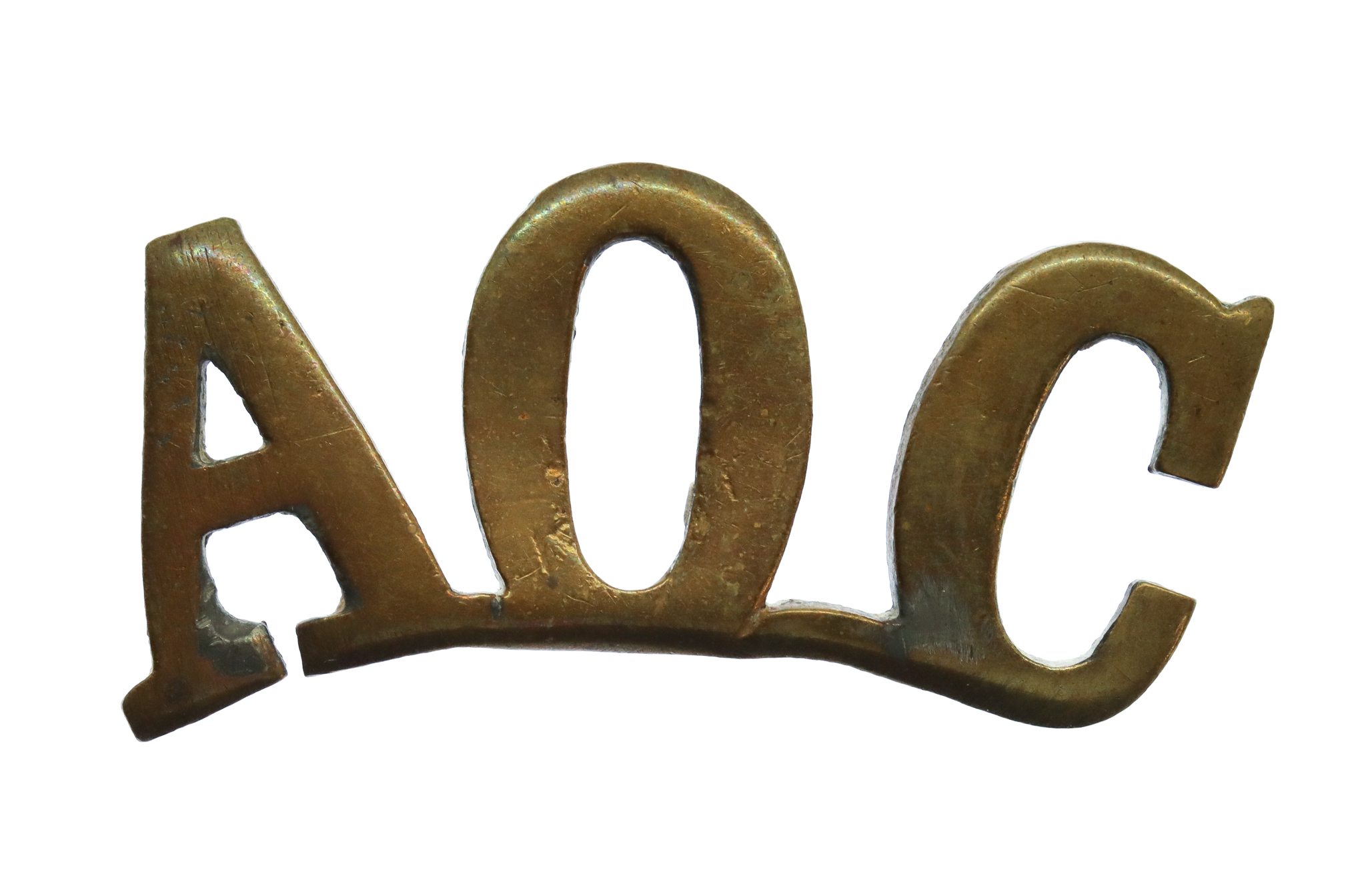 Army Ordnance Corps (A.O.C.) Shoulder Title