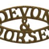 Devonshire & Dorset Regiment (DEVON/&/DORSET) Shoulder Title