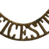 Leicestershire Regiment (LEICESTER) Shoulder Title