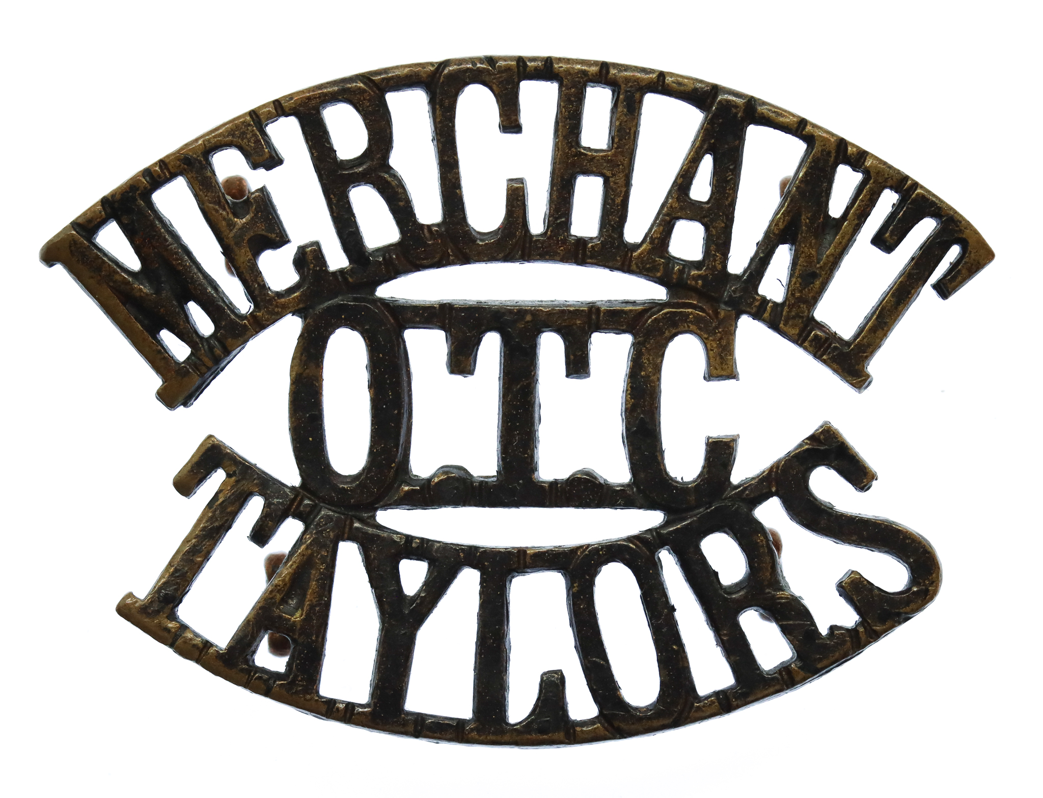 Merchant Taylors School O.T.C. (MERCHANT/O.T.C./TAYLORS) Shoulder Title
