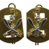 Pair of Queen's Gurkha Signals Collar Badges