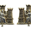 Pair of 1st Royal Anglian Regiment Anodised (Staybrite) Collar Badges