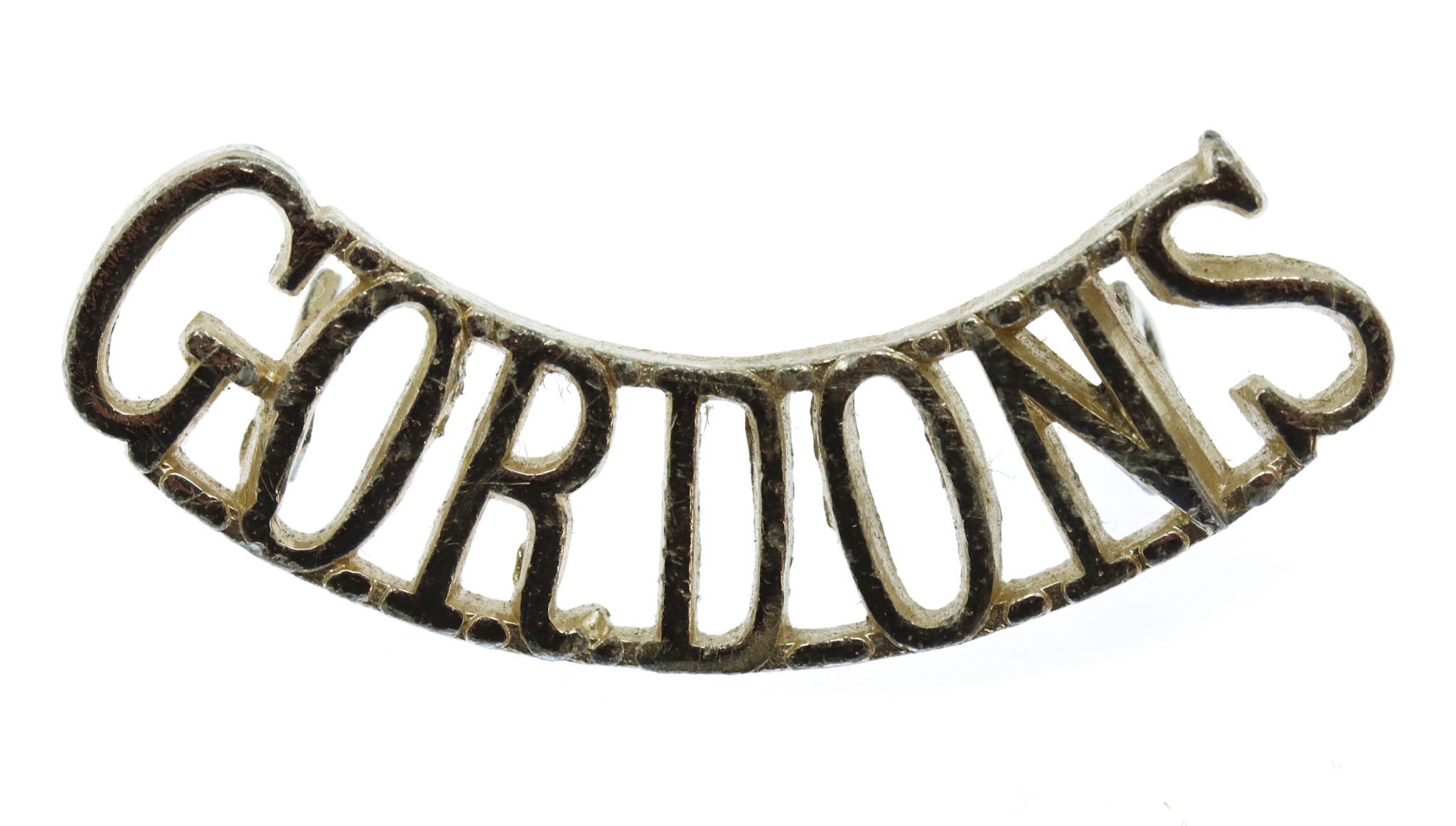 Gordon Highlanders (GORDONS) Anodised (Staybrite) Shoulder Title