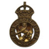 Army Cadet Force Brass Lapel Badge - King's Crown