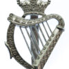 London Irish Pipers Anodised (Staybrite) Caubeen Badge