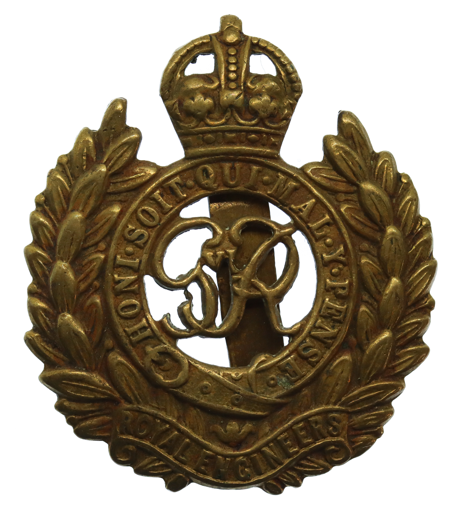 George VI Royal Engineers Cap Badge
