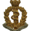 Royal Army Medical Corps (R.A.M.C.) Bi-Metal Cap Badge - King's Crown