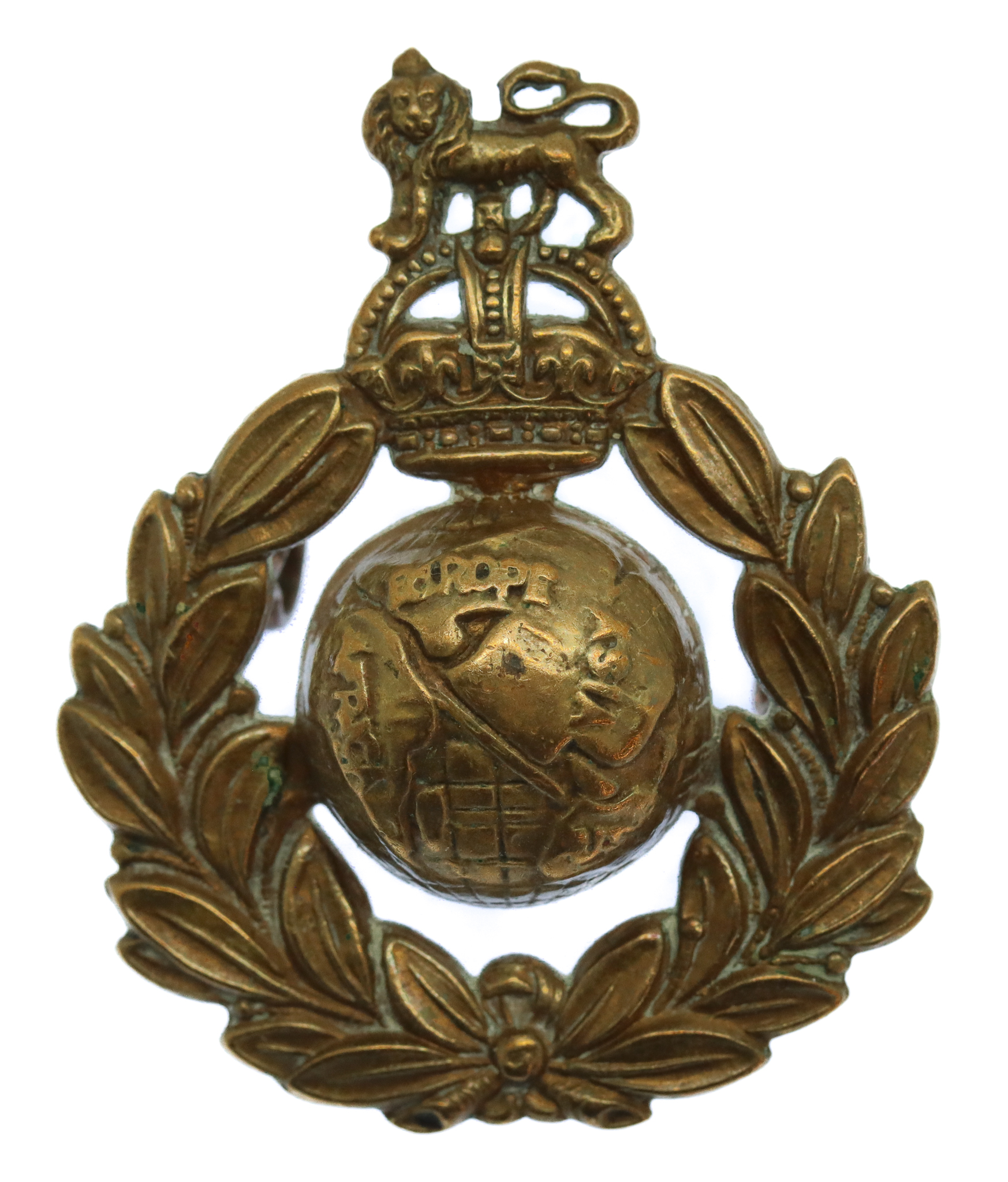 Royal Marines Cap Badge - King's Crown