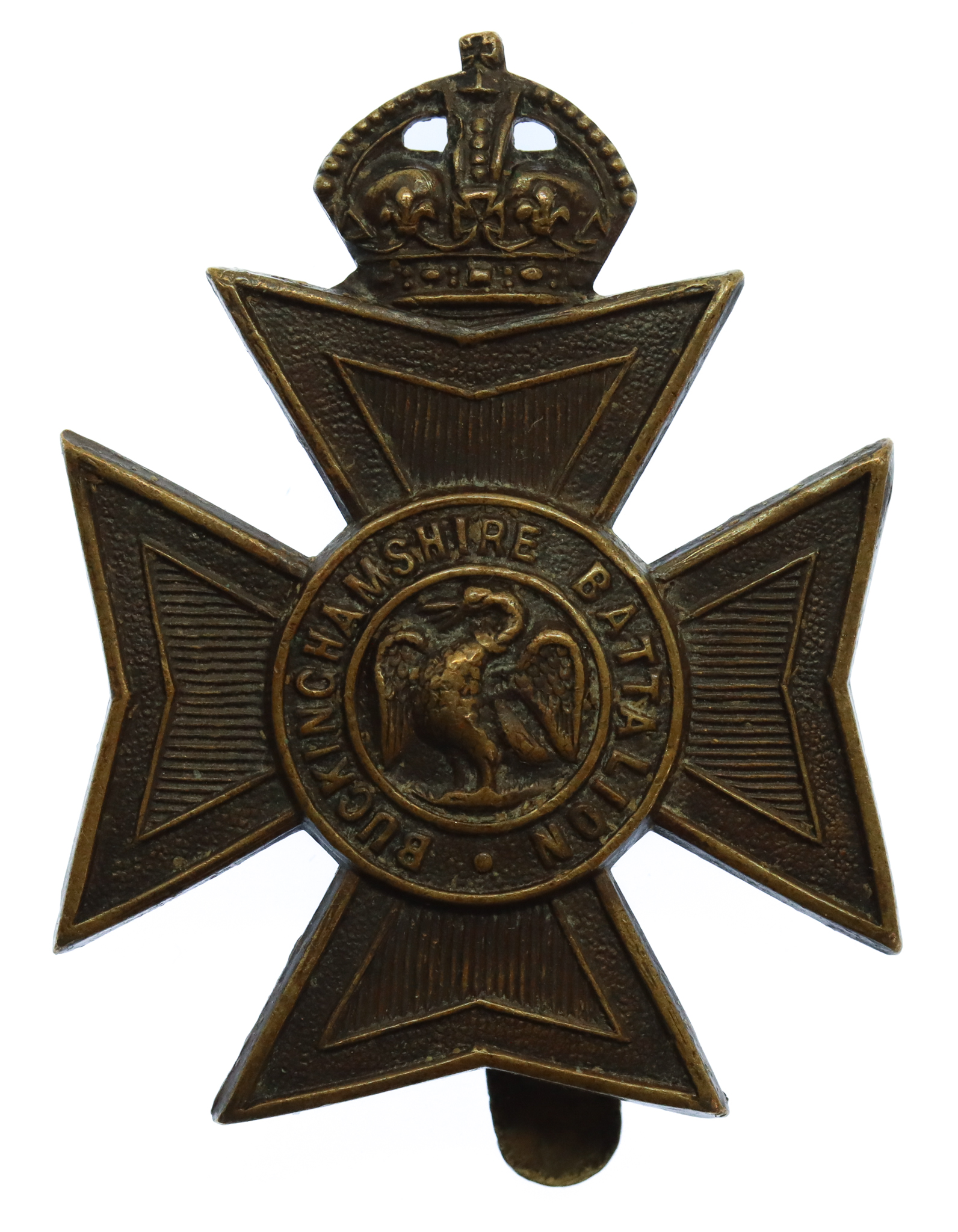 Buckinghamshire Battalion Cap Badge - King's Crown