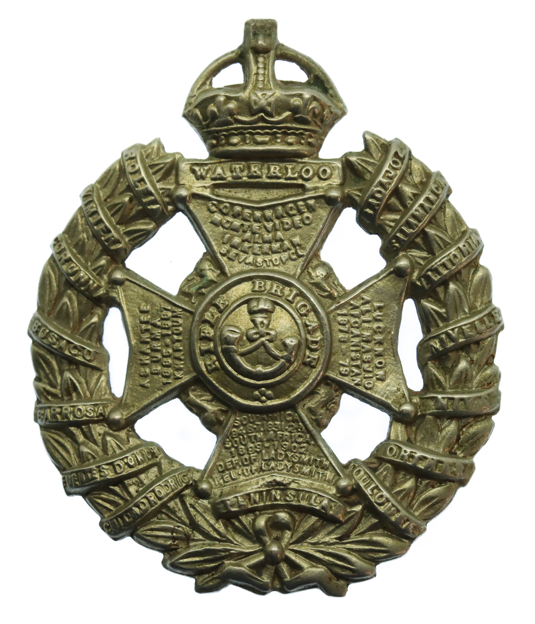Rifle Brigade Cap Badge - King's Crown