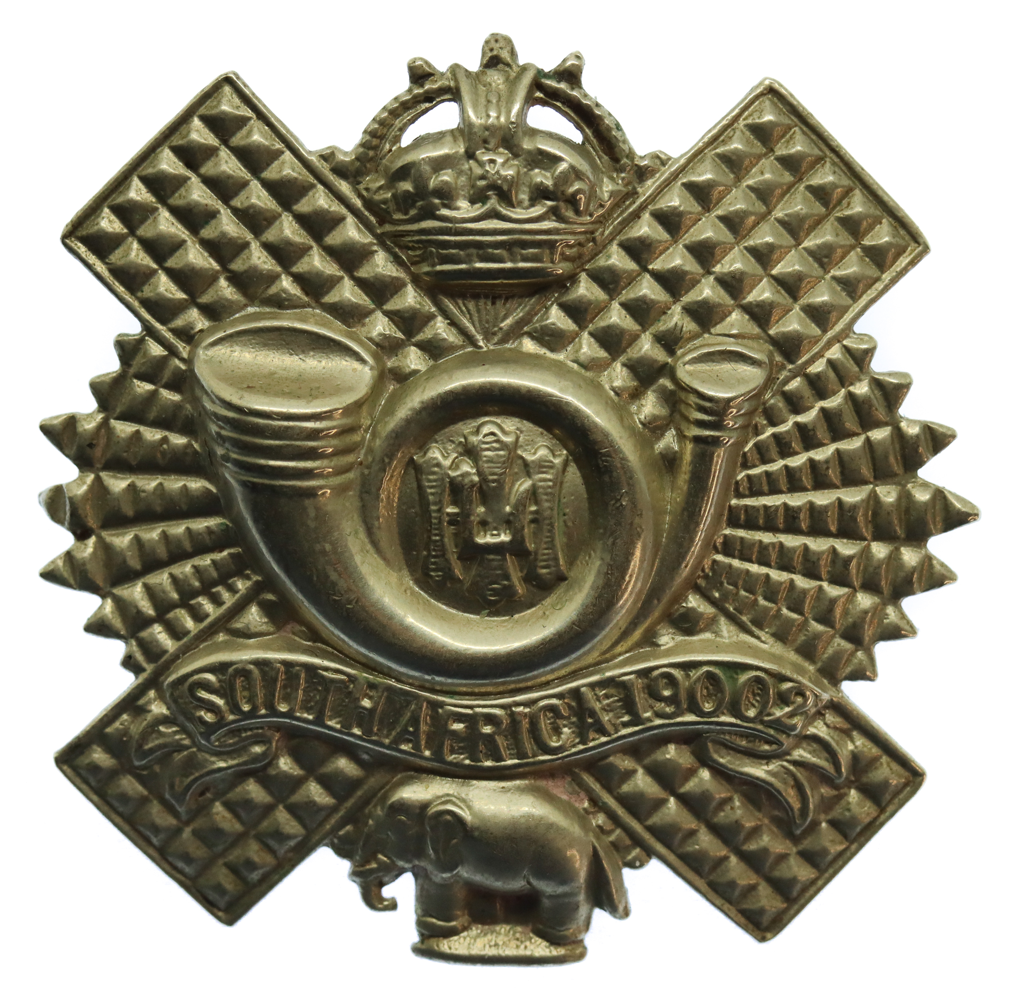 6th Bn. Highland Light Infantry (H.L.I.) Cap Badge - King's Crown