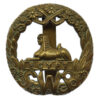 South Wales Borderers WW1 All Brass Economy Cap Badge
