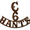 6th Cadet Bn. Hampshire Regiment (C/6/HANTS) Shoulder Title