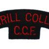 Merrill College C.C.F. (MERRILL COLLEGE/C.C.F.) Cloth Shoulder Title