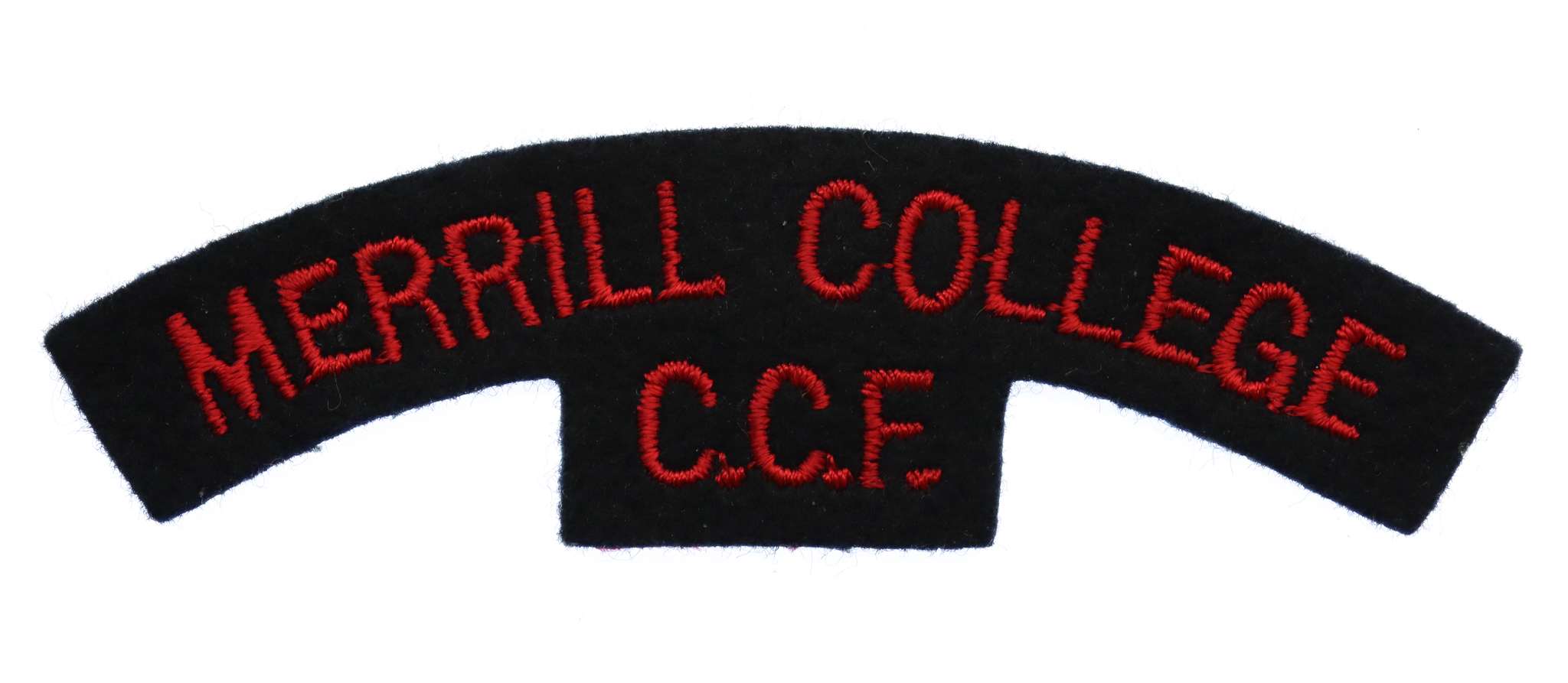 Merrill College C.C.F. (MERRILL COLLEGE/C.C.F.) Cloth Shoulder Title