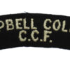 Campbell College C.C.F. Cloth Shoulder Title