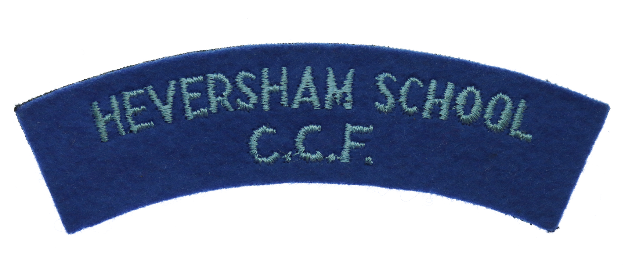 Heversham School C.C.F. Cloth Shoulder Title