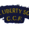 Royal Liberty School C.C.F. Cloth Shoulder Title
