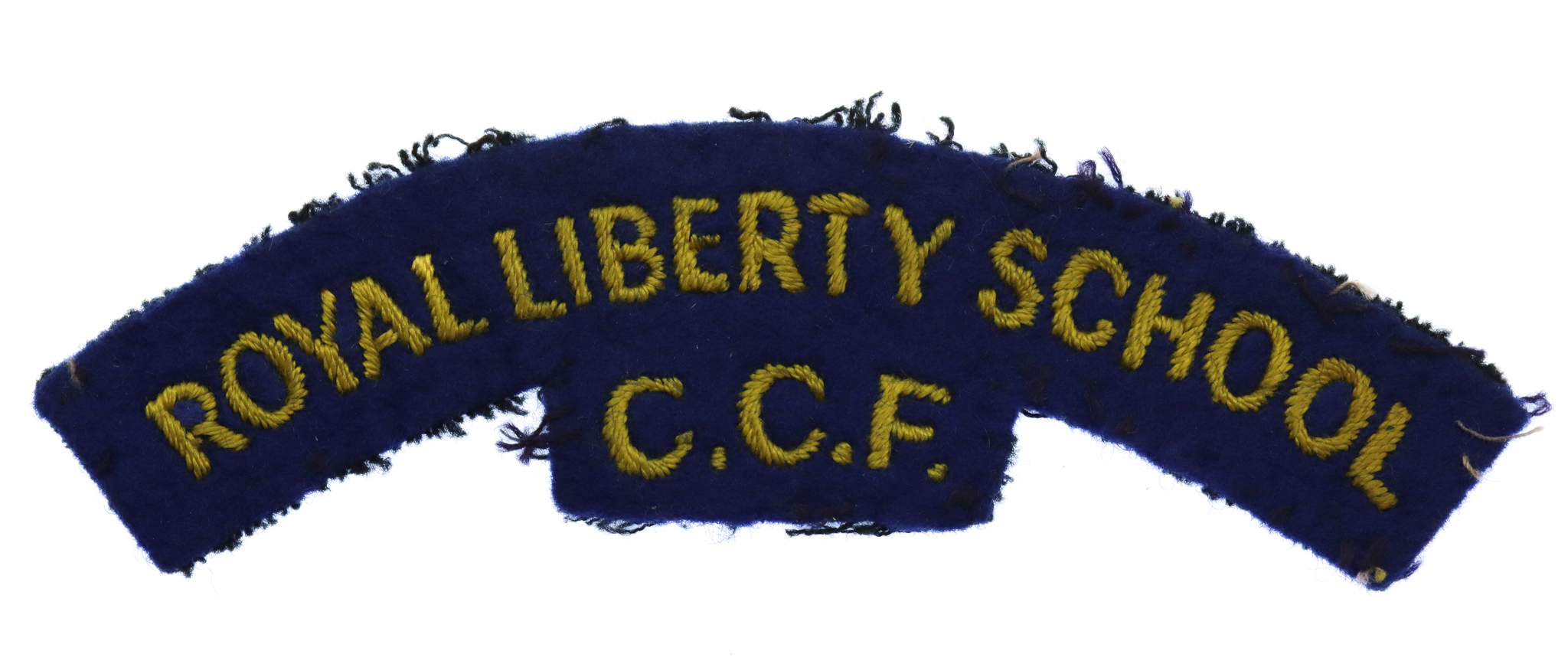 Royal Liberty School C.C.F. Cloth Shoulder Title