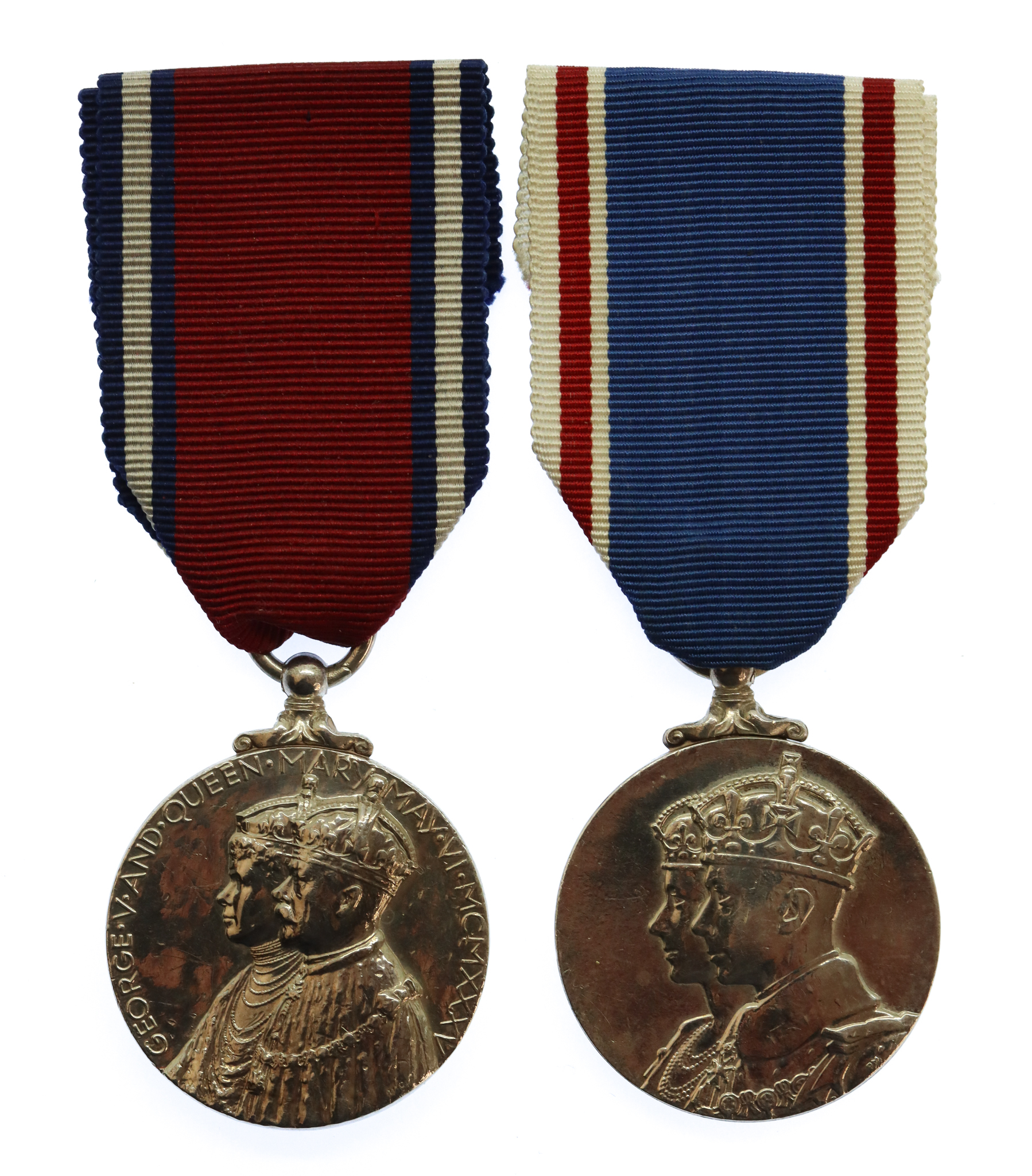 1935 George V Silver Jubilee and 1937 George VI Coronation Medal Pair - Sgt. F. Saunders, 1st Bn. Grenadier Guards