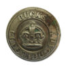 Buckinghamshire Constabulary White Metal Button - King's Crown (24mm)