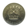 Bridgwater Borough Police White Metal Button - King's Crown (25mm)