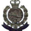 Royal Hong Kong Police Enamelled Cap Badge - Queen's Crown
