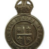 St. Lucia Police Force Cap Badge - King's Crown