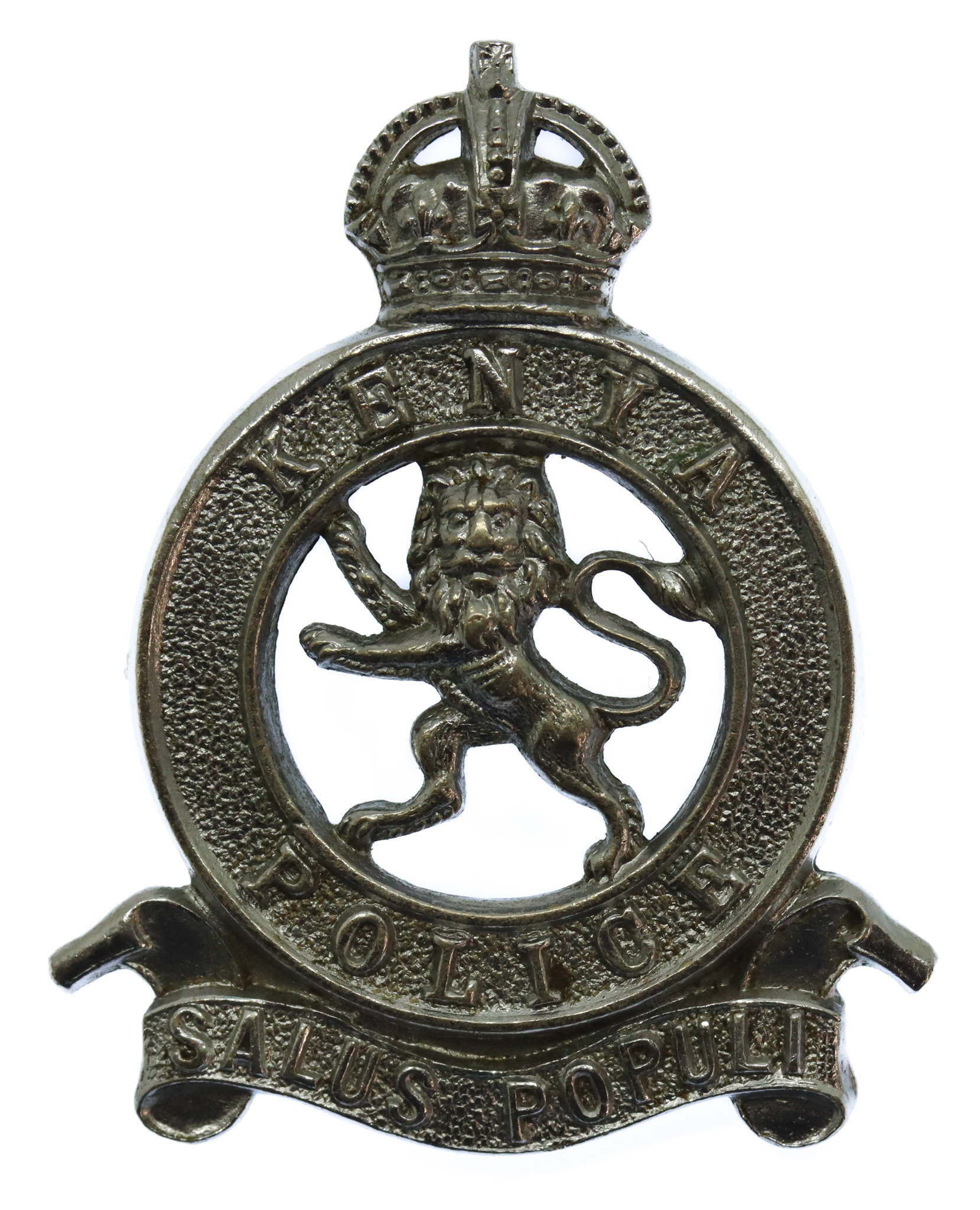 Kenya Police Cap Badge - King's Crown