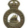 Aden Police Cap Badge - King's Crown