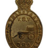South African Transvaal Defence Rifle Association Cap Badge - King's Crown
