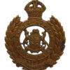 South African Engineers Cap Badge - King's Crown